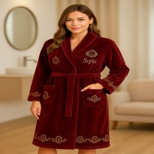 Peignoir Personnalisé Luxe